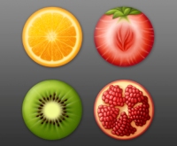 Fruit Icons by tamiart