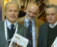 A sinistra il direttore editoriale Lorenzo Frassoldati, a sinistra il coordinatore di Gemma Editco Antonio Felice